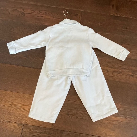 Cozy Designer Baby Outfit PAPERMOON mini Size 12 Months Light Blue Warm - Picture 3 of 16